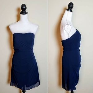 BILL LEVKOFF Dress, Blue Bridesmaid Prom, 8